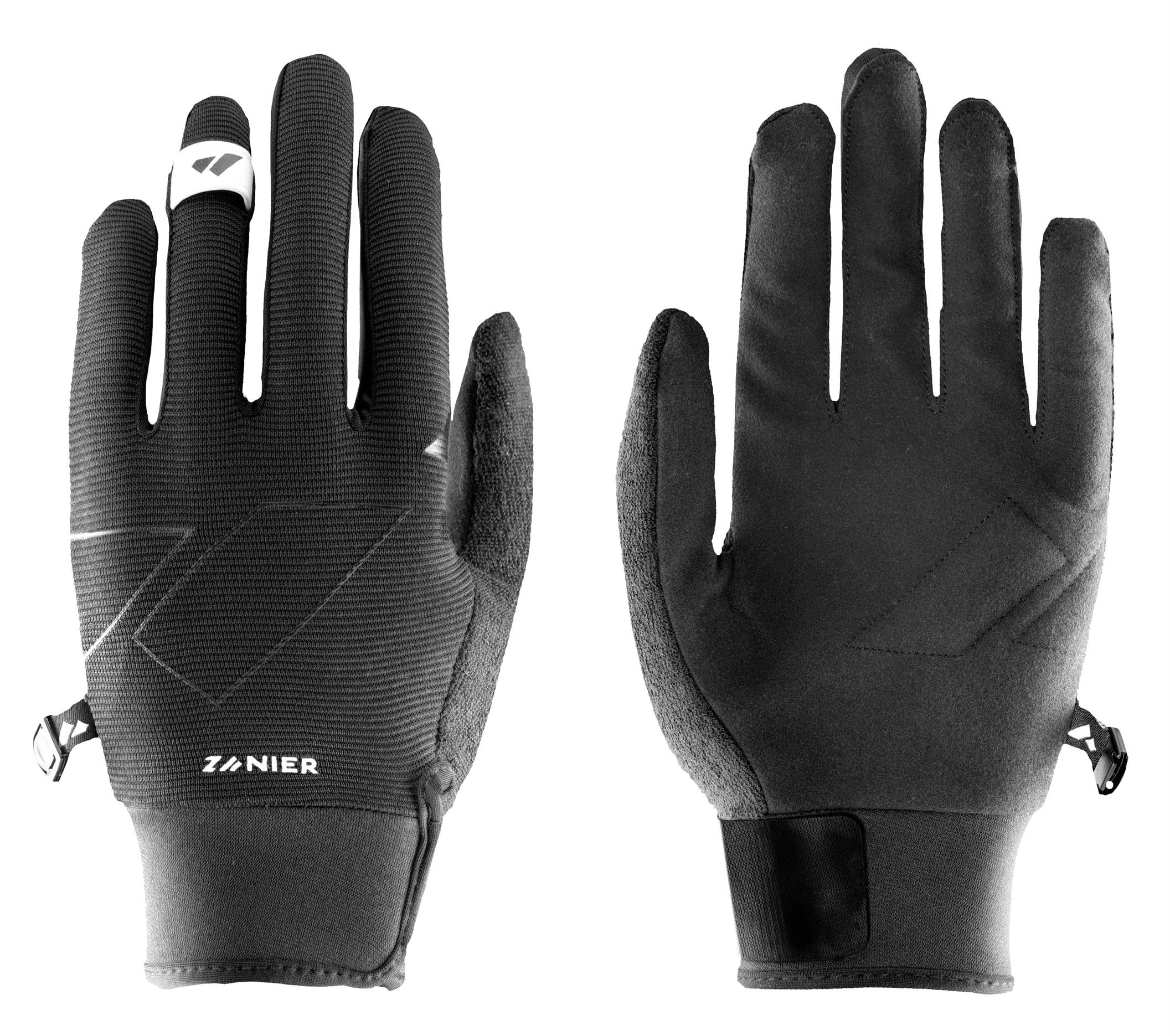 Zanier Unisex – rękawice dla dorosłych 40029-2000-8, czarne, 8