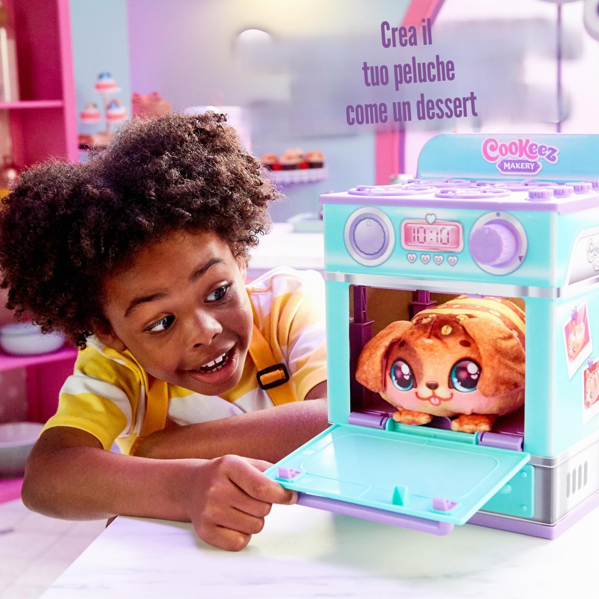 Giochi Preziosi Cookez Makery Forno Cookeez Makery, Crea un Delizioso Peluche Profumato e Interattivi, Con Utensili da Cucina Inclusi e Divertiti con il Gioco Creativo