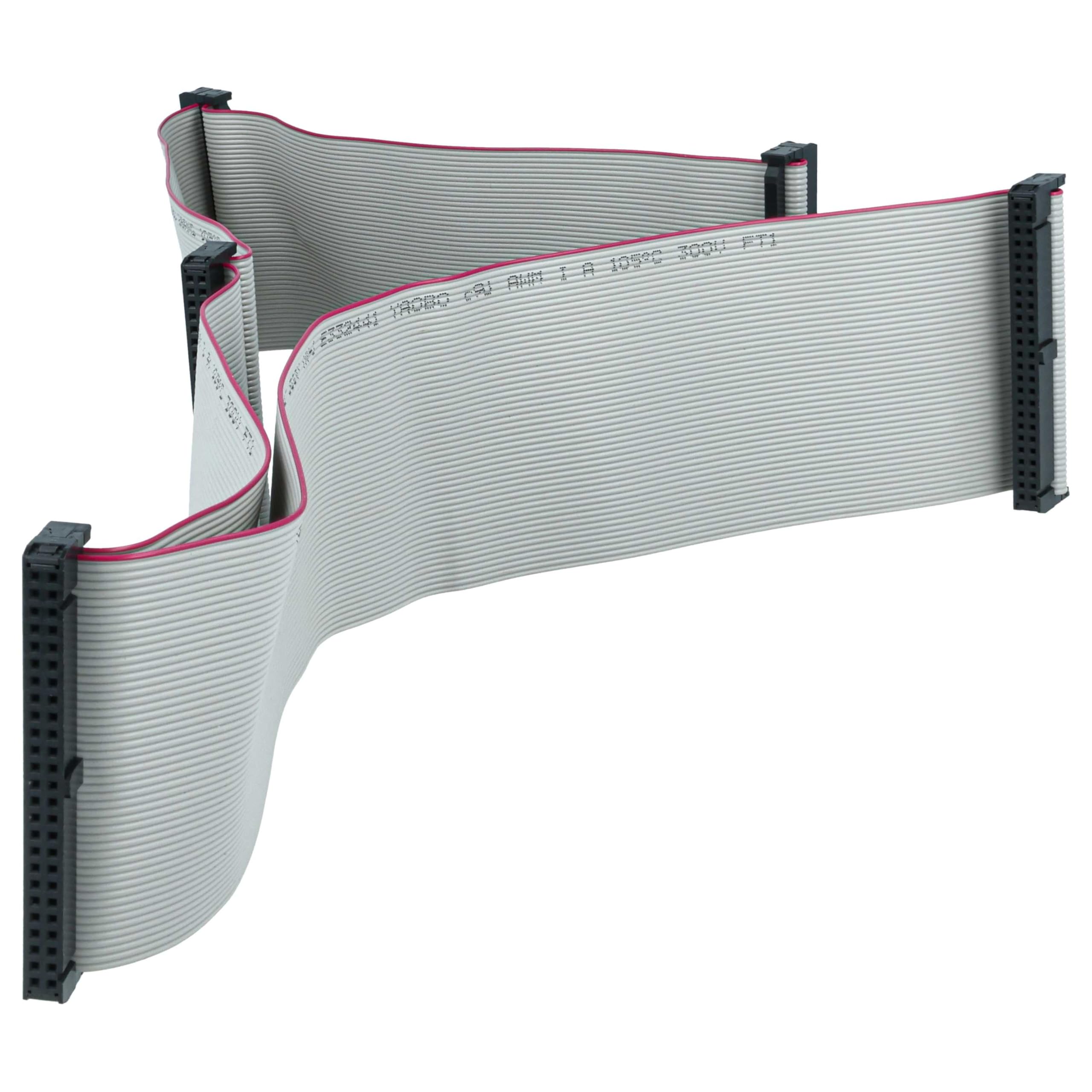 vhbw Cavo a Nastro SCSI per collegare 5 dispositivi SCSI - Cavo Interno, 50 Pin, 75 cm