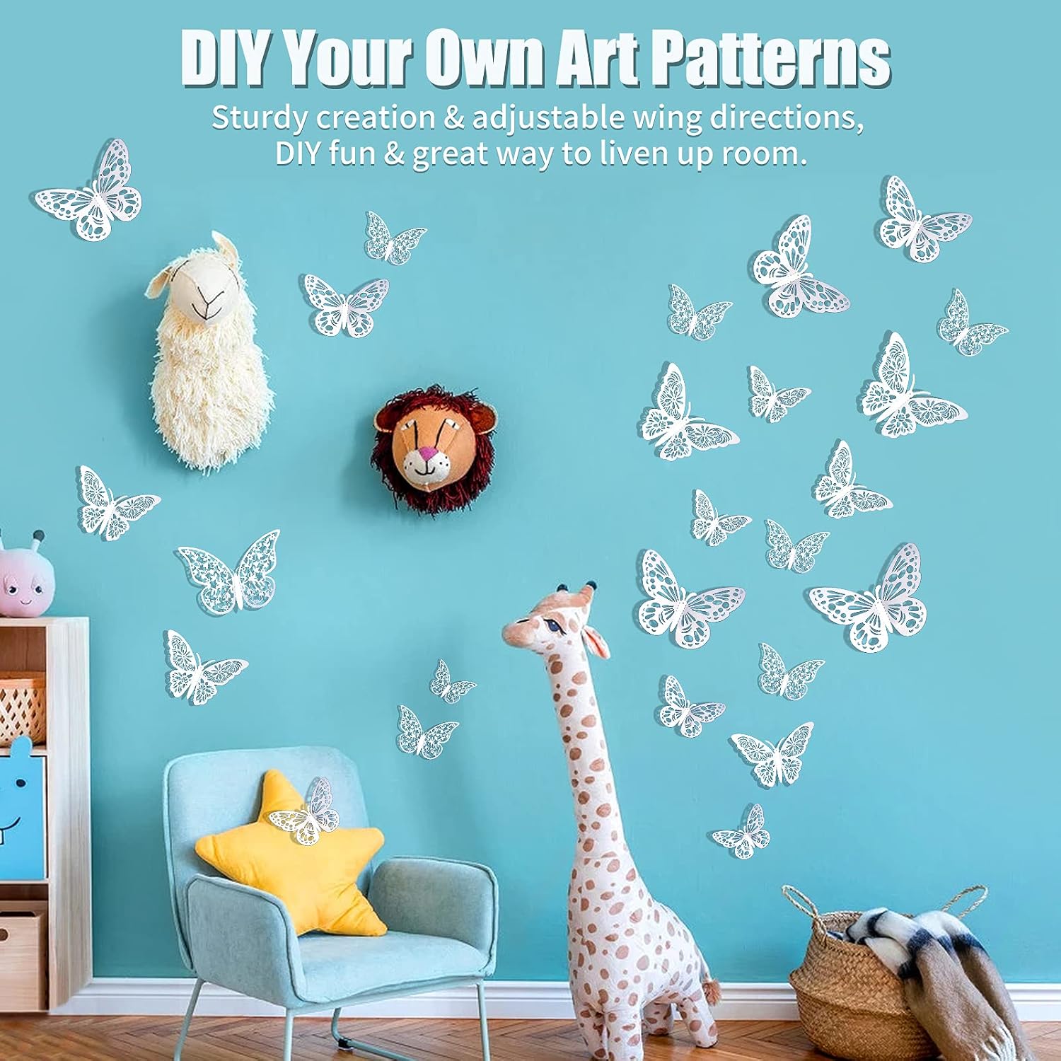 Download Buy 36pcs 3d Butterfly Wall Decor Silver Butterflies Wall Stickers 3 Sizes 3 Hollow Carved Design Removable Butterfly Wall Decals Diy Butterfly Decorations For Bedroom Living Room Home Party Silver Online In