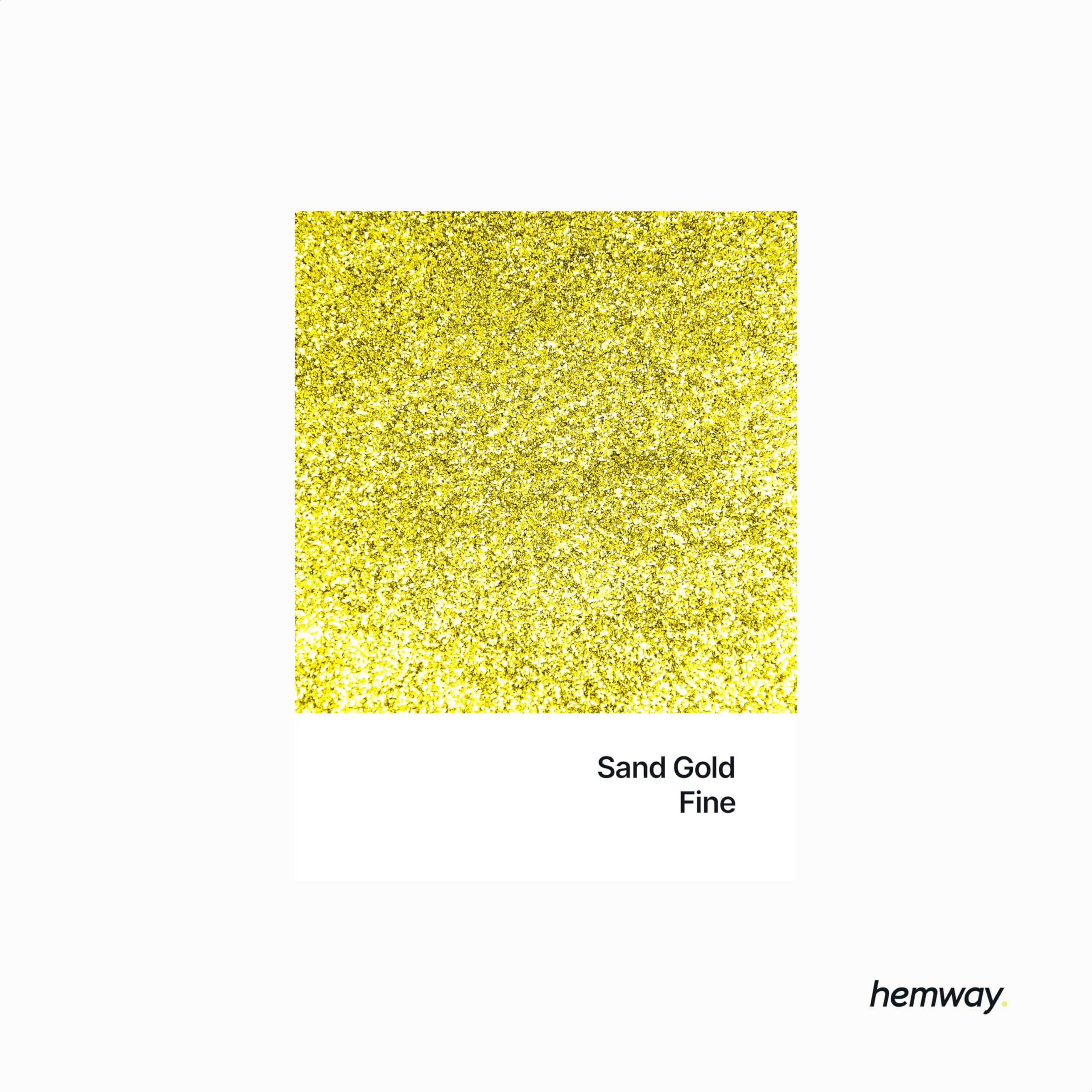 Hemway Glitter Shaker Sand Gold 130g x2 Pack Fine, Craft Glitter Shakers for Resin & Epoxy Crafts, Christmas Art Supplies - Image 2