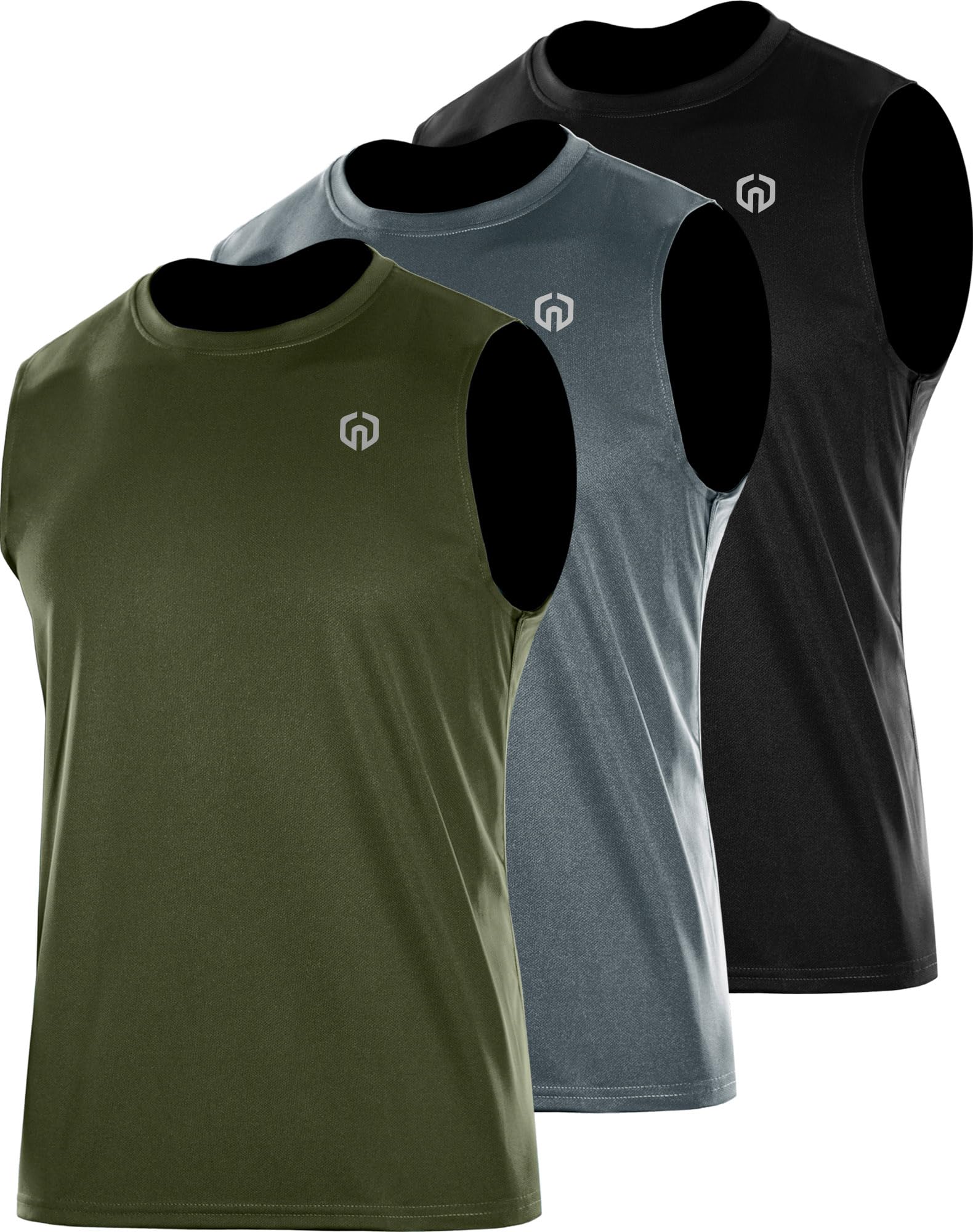 NELEUS Men's Dry Fit Workout Running Muscle Tank Top