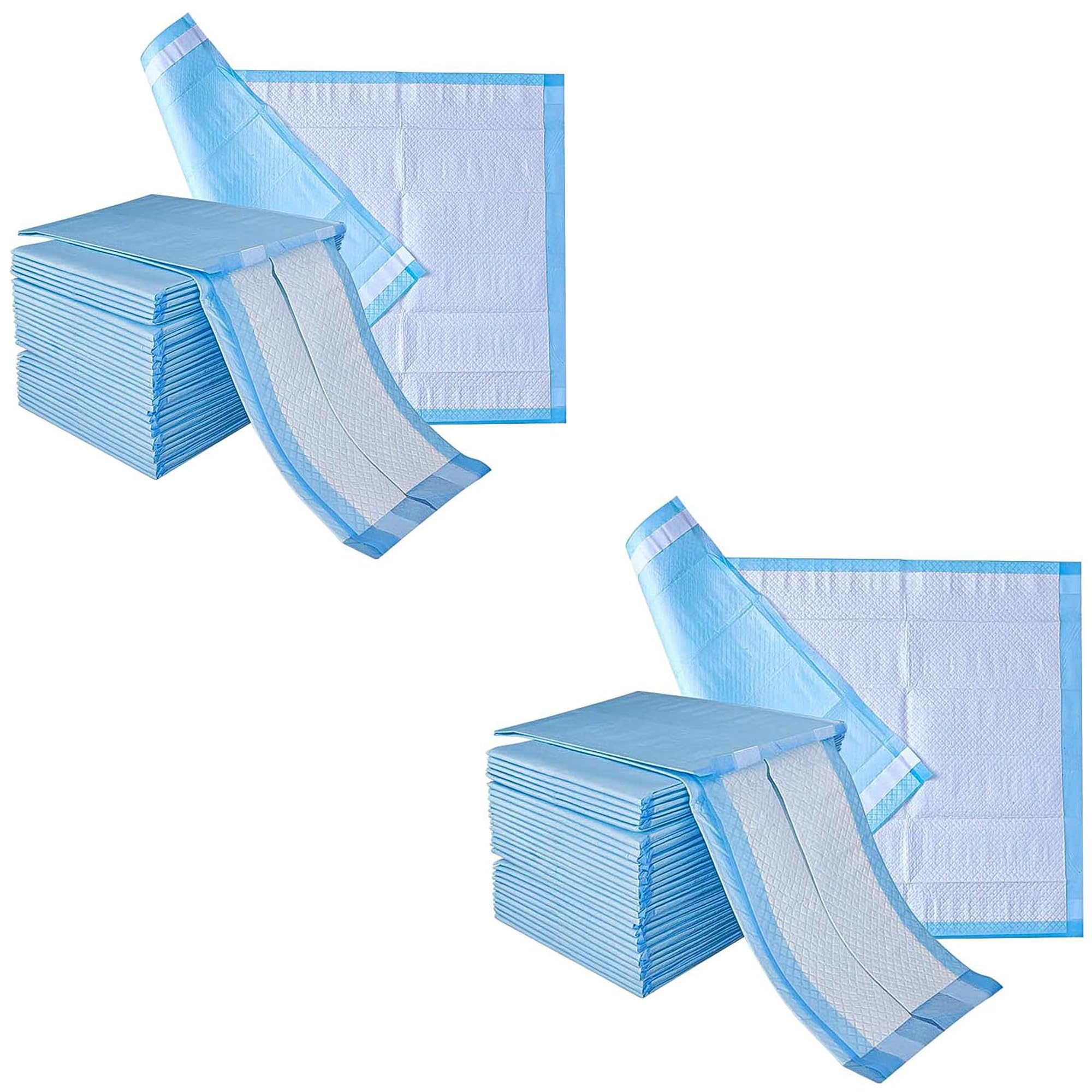 LUXEVITA (2x30 Pads) Disposable Incontinence Bed Pads 24x36 Inches, Waterproof Mattress Protectors with Self-Adhesive Sticker Tabs, High Absorbency 1700ml Underpads Bed Mats for Children, Adults
