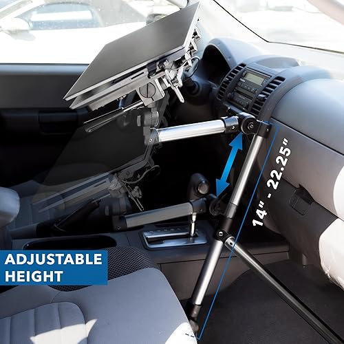 Miniatura 2 de Mount-It! Soporte para laptop de automóvil para vehículos comerciales y de uso personal | Soporte resistente para vehículos sin taladro, para