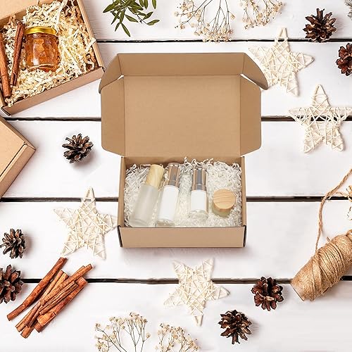 Miniatura 3 de PHAREGE - Paquete de 25 cajas de envío de 9 x 6 x 3 pulgadas, cajas de cartón marrón con tapas para envolver regalos de mujeres y hombres, cajas de
