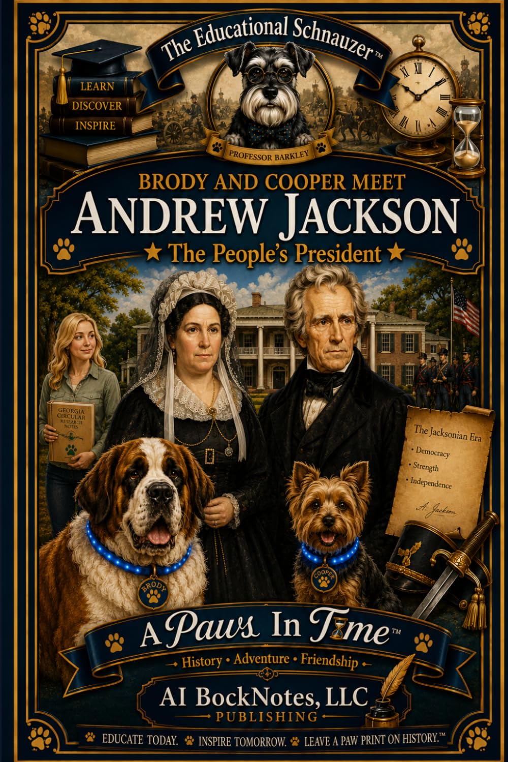 A Paws In Time: Brody and Cooper Meet Andrew Jackson (A Paws in Time: Brody and Cooper Meet The Presidents)
