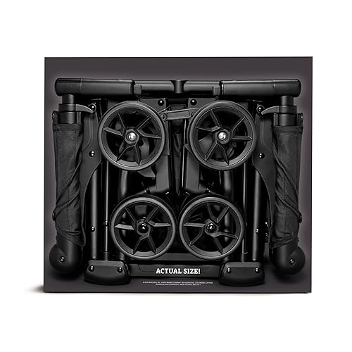 Vista 10 de Munchkin Night Owl - Cochecito de viaje ligero con luces de rueda, cochecito de bebé ultra compacto para viajes diarios y fácil almacenamiento