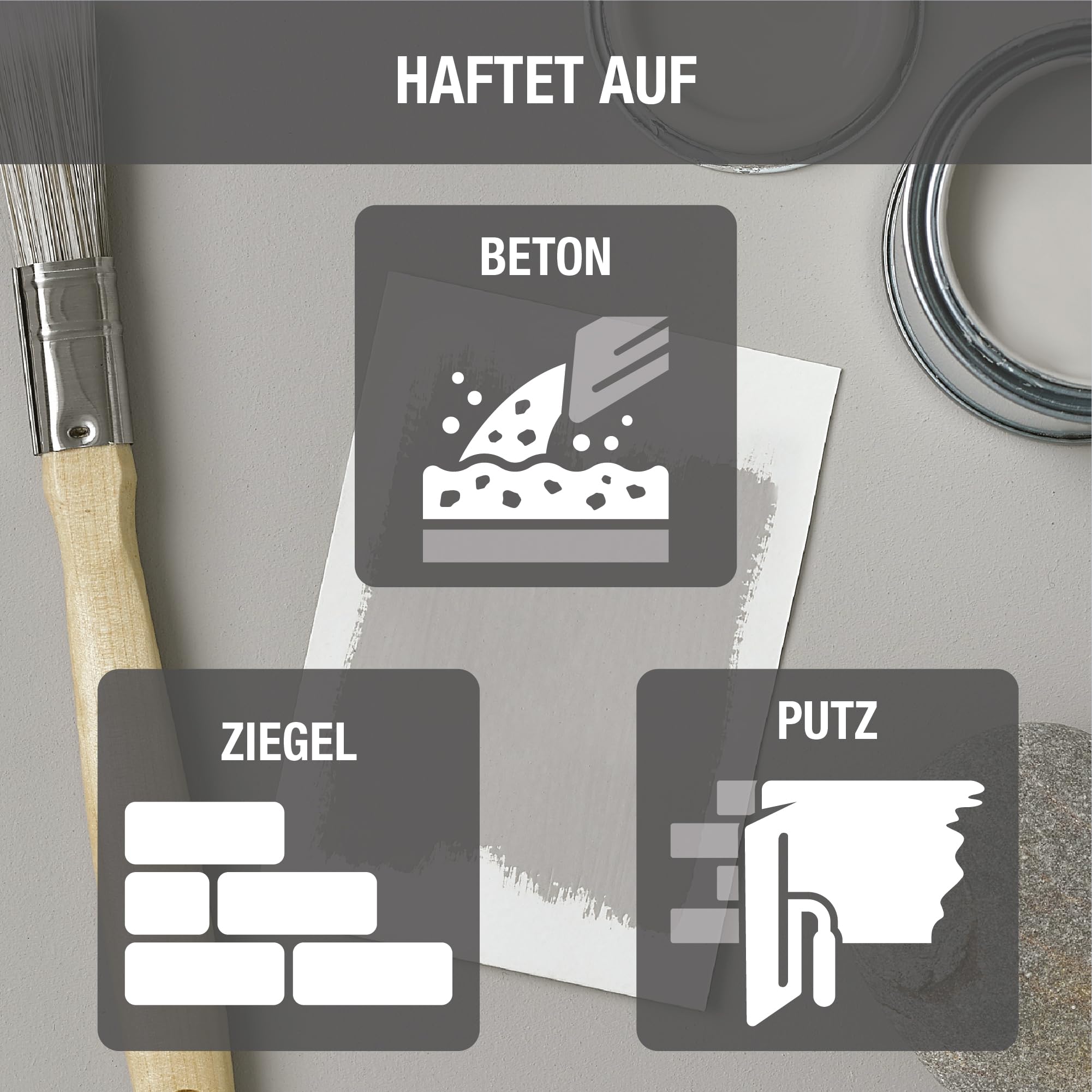 Rust-Oleum ultra strapazierfähige, extra deckende, abwaschbare, beige matte Wandfarbe - Karamell 2,5 Litres