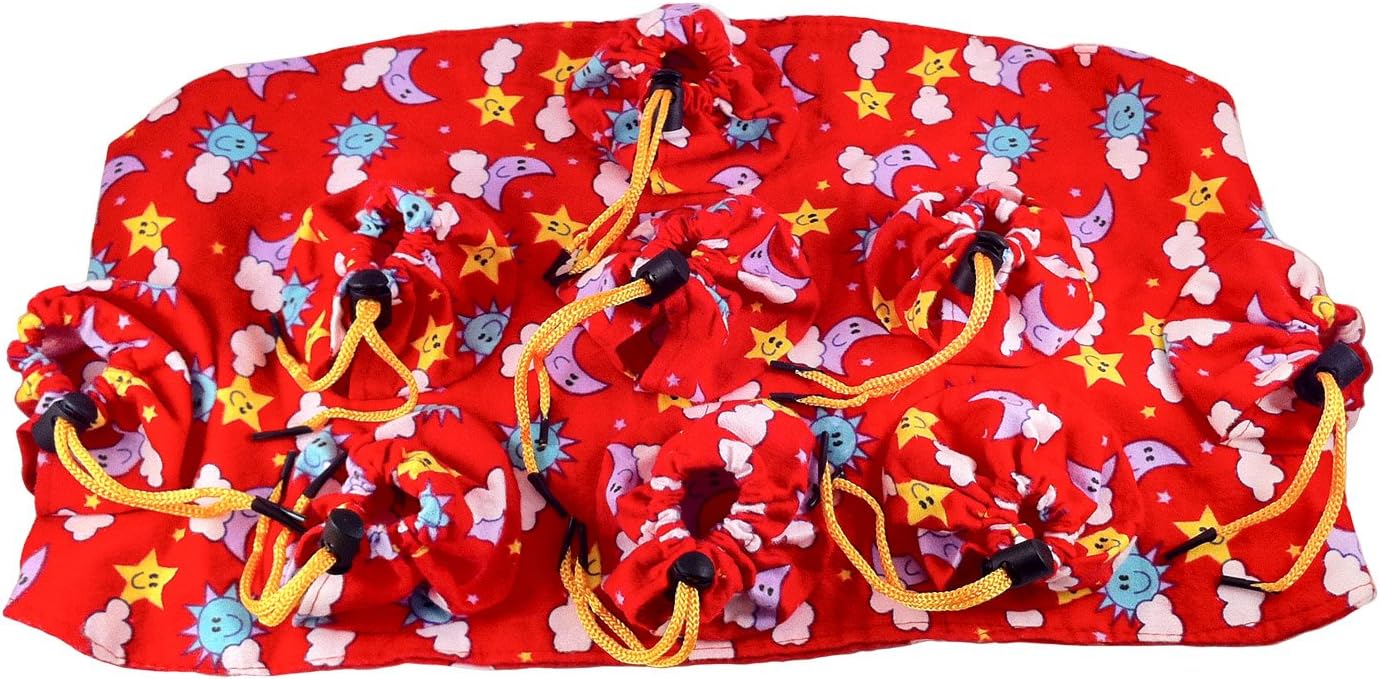 QiMoxa 9-Pocket Moxibustion Cloth for Abdomen