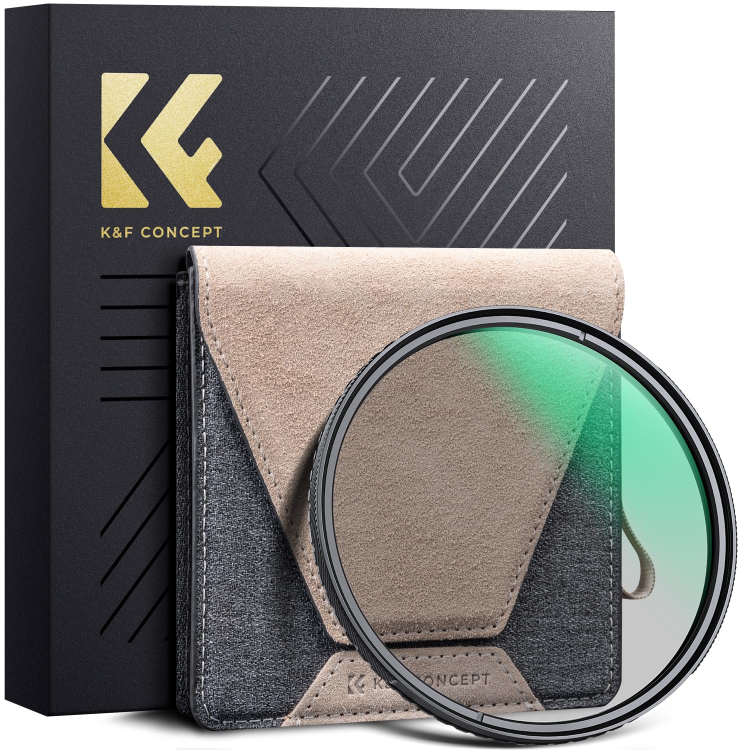 K&F Concept Polfilter 67mm CPL Filter Zirkularer Slim Optisches Glas HD Messingrahmen Polarisationsfilter für 72mm Sony Canon Nikon Fujifilm objektiv, Nano-Xcel Pro