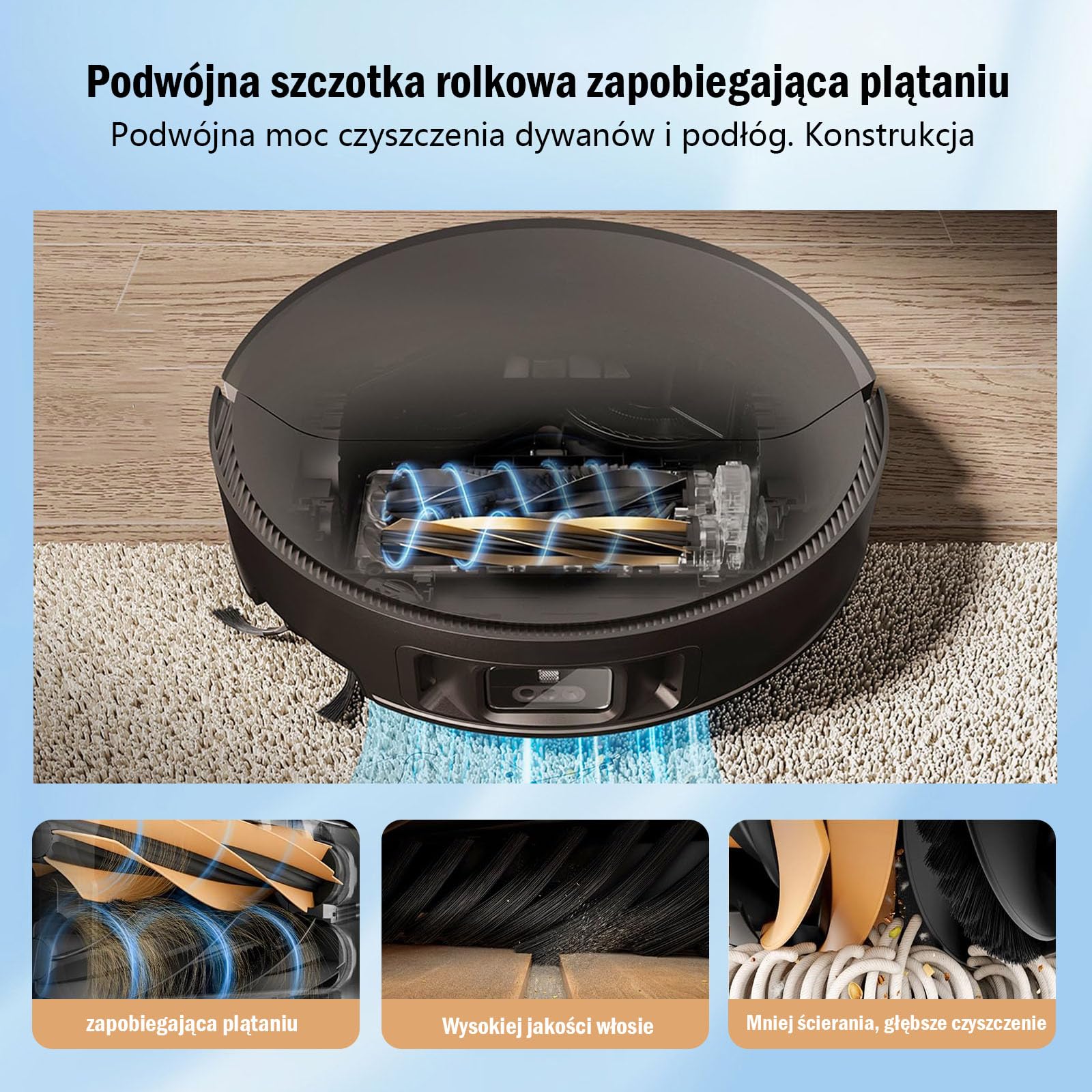 26 Akcesoriów do Dreame X50 Ultra Complete/Master/L50 Pro Ultra/L40s Pro Ultra/Mova V50 Ultra Complete - Szczotka Główna, Filtry, Ściereczki do Czyszczenia, Worki na Kurz