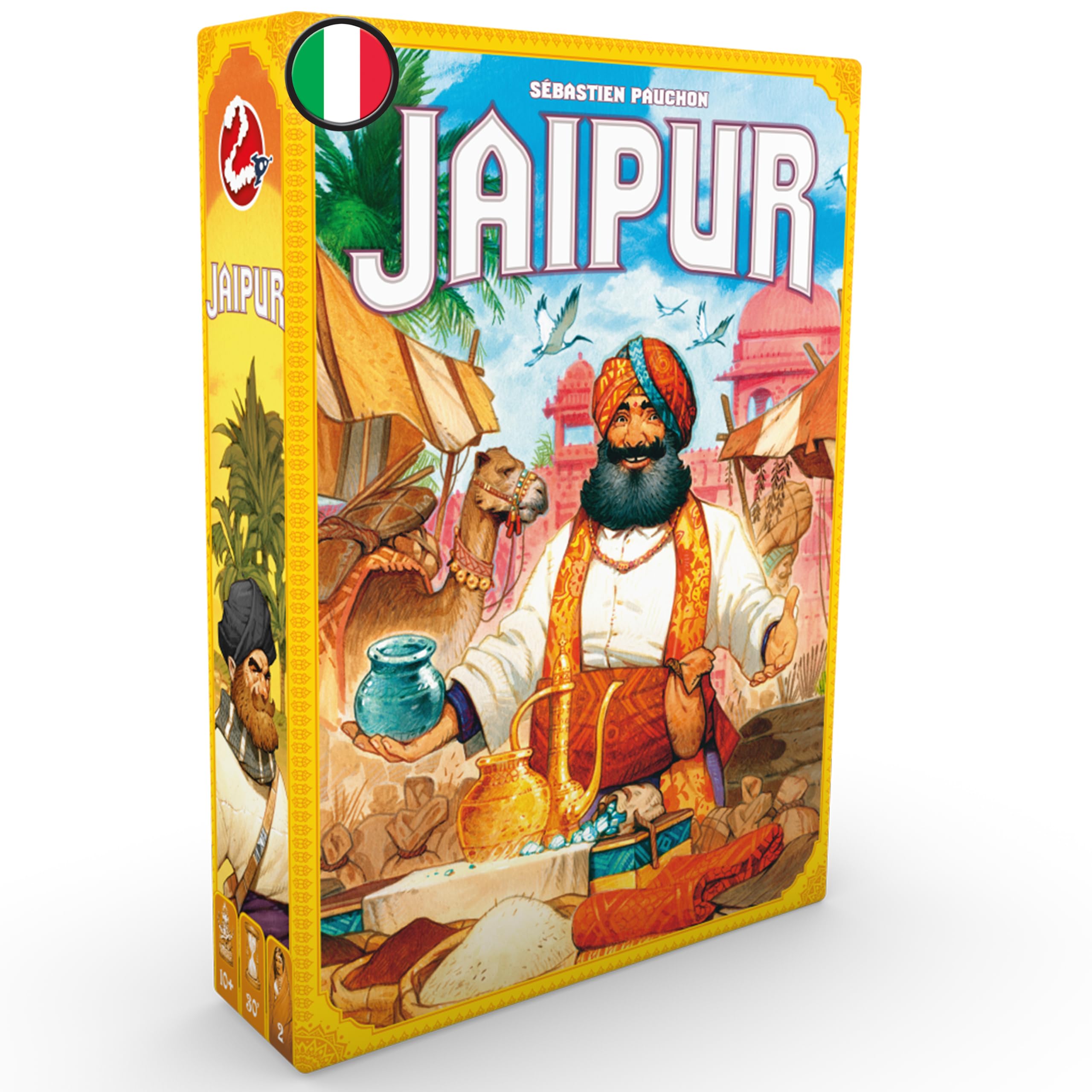 Asmodee – JAIPUR – Gioco da Tavolo di Strategia | Carte da Gioco Competitivo, Rapido e Tattico di Raccolta Risorse – 2 Giocatori – 10+ Anni – 30 Minuti – Edizione Italiana