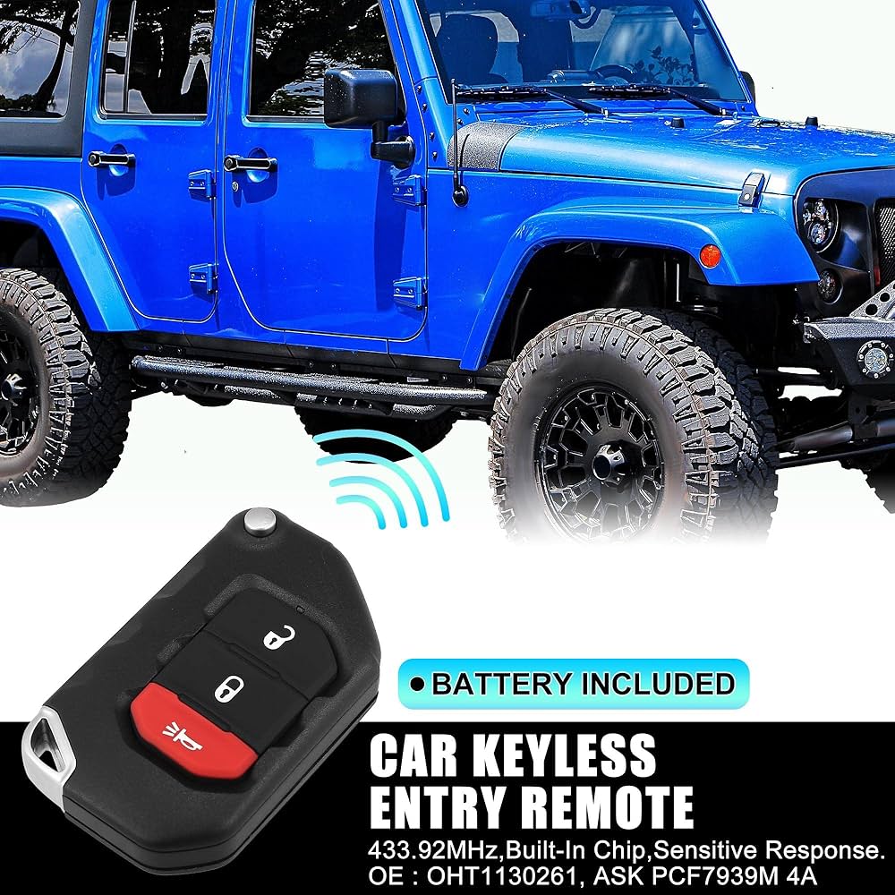 Arriba 90+ imagen jeep wrangler key battery Thptnganamst.edu.vn