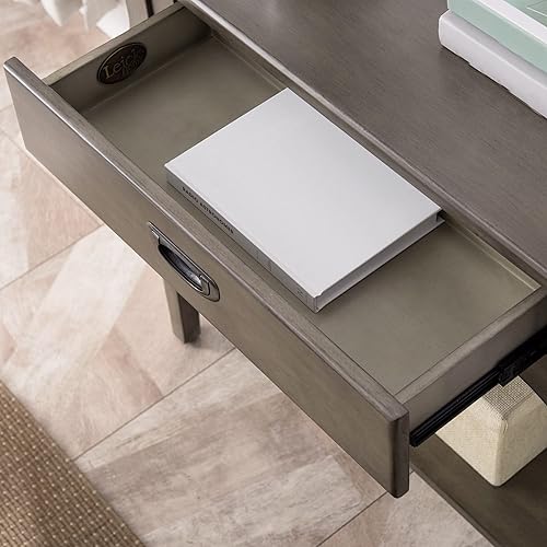 Miniatura 9 de Leick Home Stratus - Mesa de pasillo con soporte para apartamentos, color gris ahumado