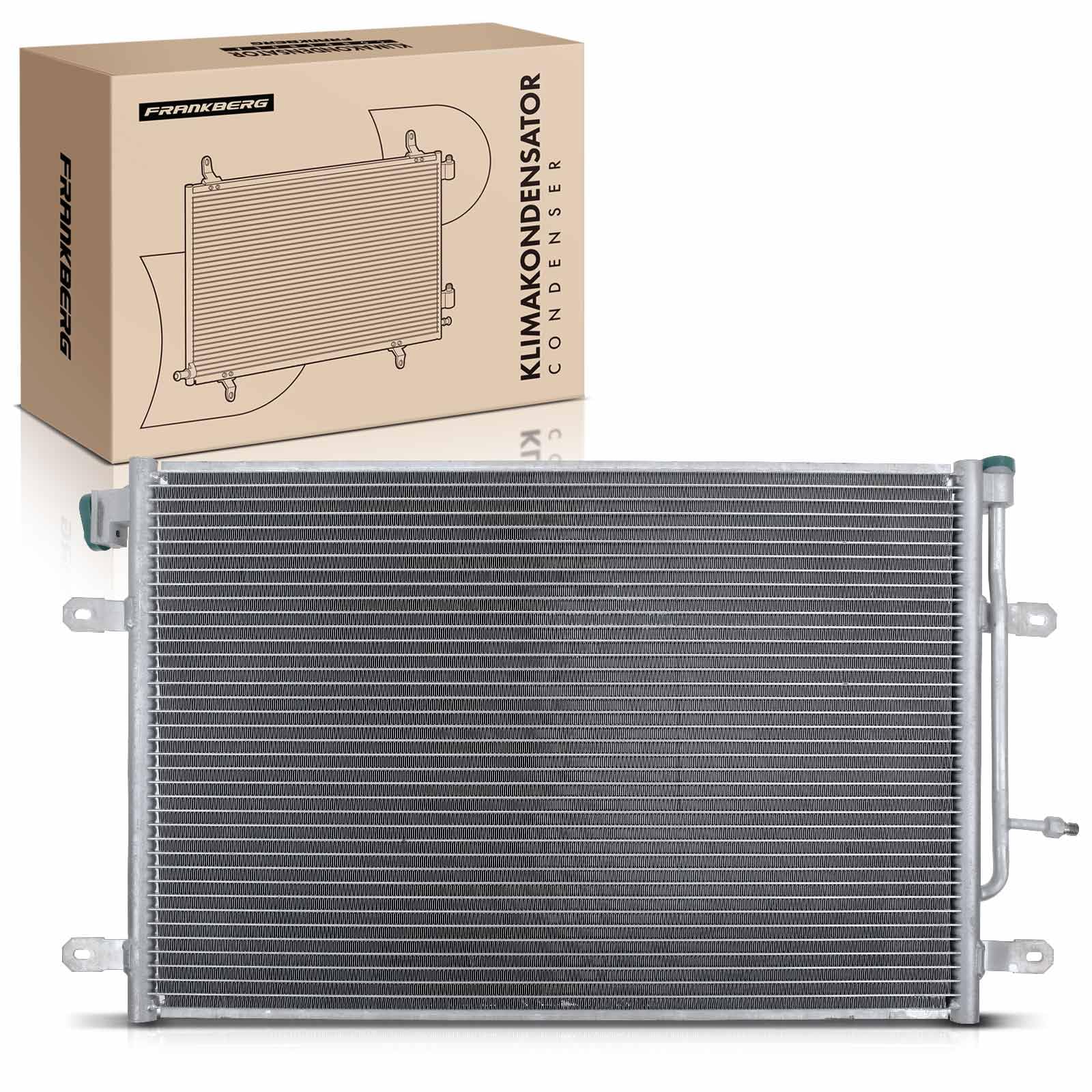 Frankberg Kondensator Klimaanlage ohne Trockner Kompatibel mit A4 2002-2008 A4 Avant 2004-2008 A4 Cabriolet 2004-2009 Exeo 2008-2013 Exeo ST 2009-2013
