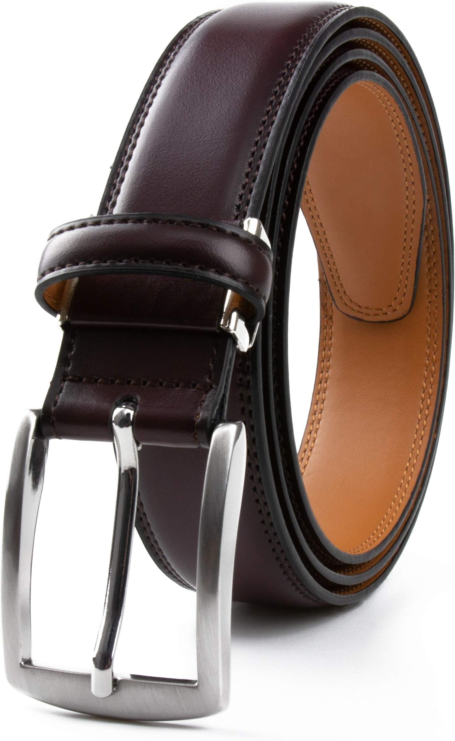 - Men's Genuine Leather Pin Buckle Belt | Leather Belt for Men Classic Designs for Work & Business Casual