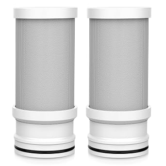 VORTOPT NSF Certified Replacement for T1-ACF/T2-ACF T6-CTO Faucet Water | 3-6 Months Lifetime, Reduces Chlorine, Taste and Odor T1/T2 T6-CTO Filter2 Pack