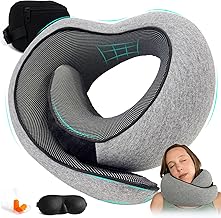 Dreamjoys Neppy Travel Pillow, Aeroplane Neck Pillow, Travel Pillow, Aeroplane Travel Pillow, Travel Pillow, Memory Foam, Sleeping Pillow Aeroplane, Ideal for Travel by Plane, Car, Train