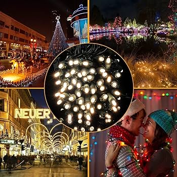 MZD8391 Upgraded 66FT 200 LEDs Christmas String Lights