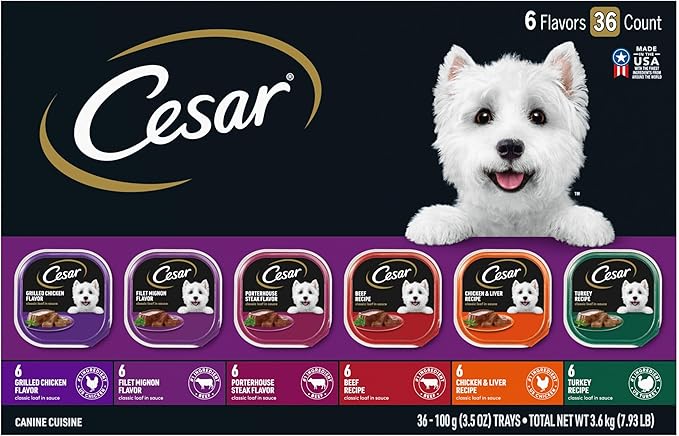 Cesar Wet Dog Food Classic Loaf in Sauce