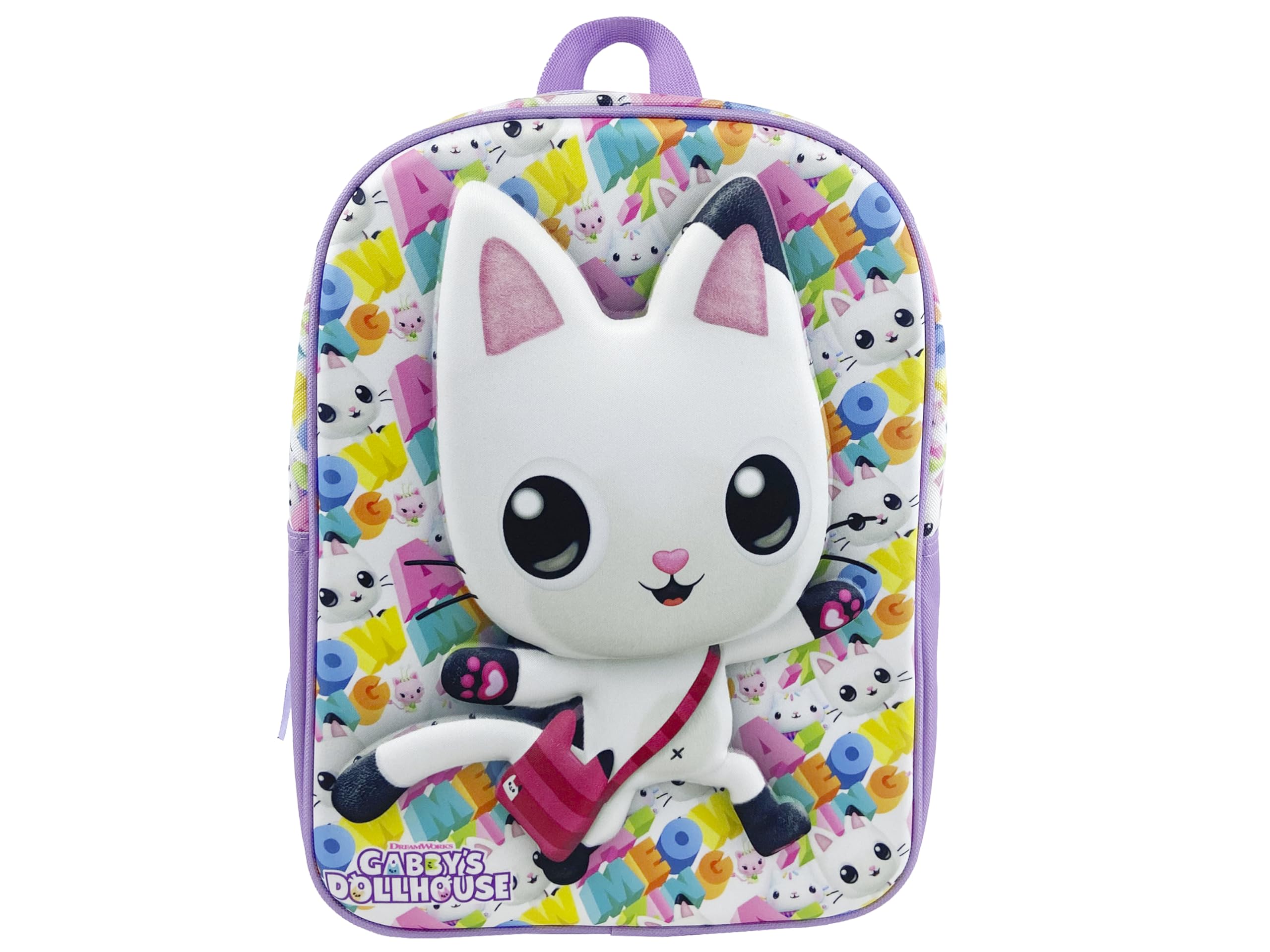 CYPBRANDS Gabby-Backpack, Bag, School supplies, Preschool, Accessories, Color Purple, Official product