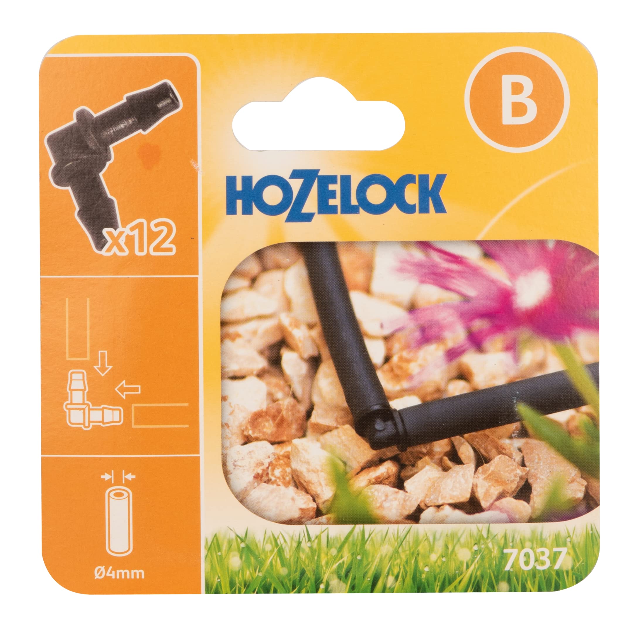Hozelock MICRO Elbow Connector 5/32" / 4mm Pack of 12