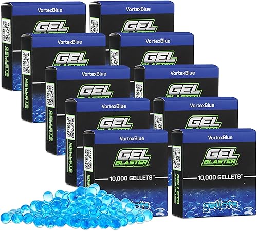 Gel Blaster Gellets – Munición de recambio, – Hecho para pistolas de agua Gel Blaster – Ecológico, no tóxico, biodegradable, a base de agua, bolas