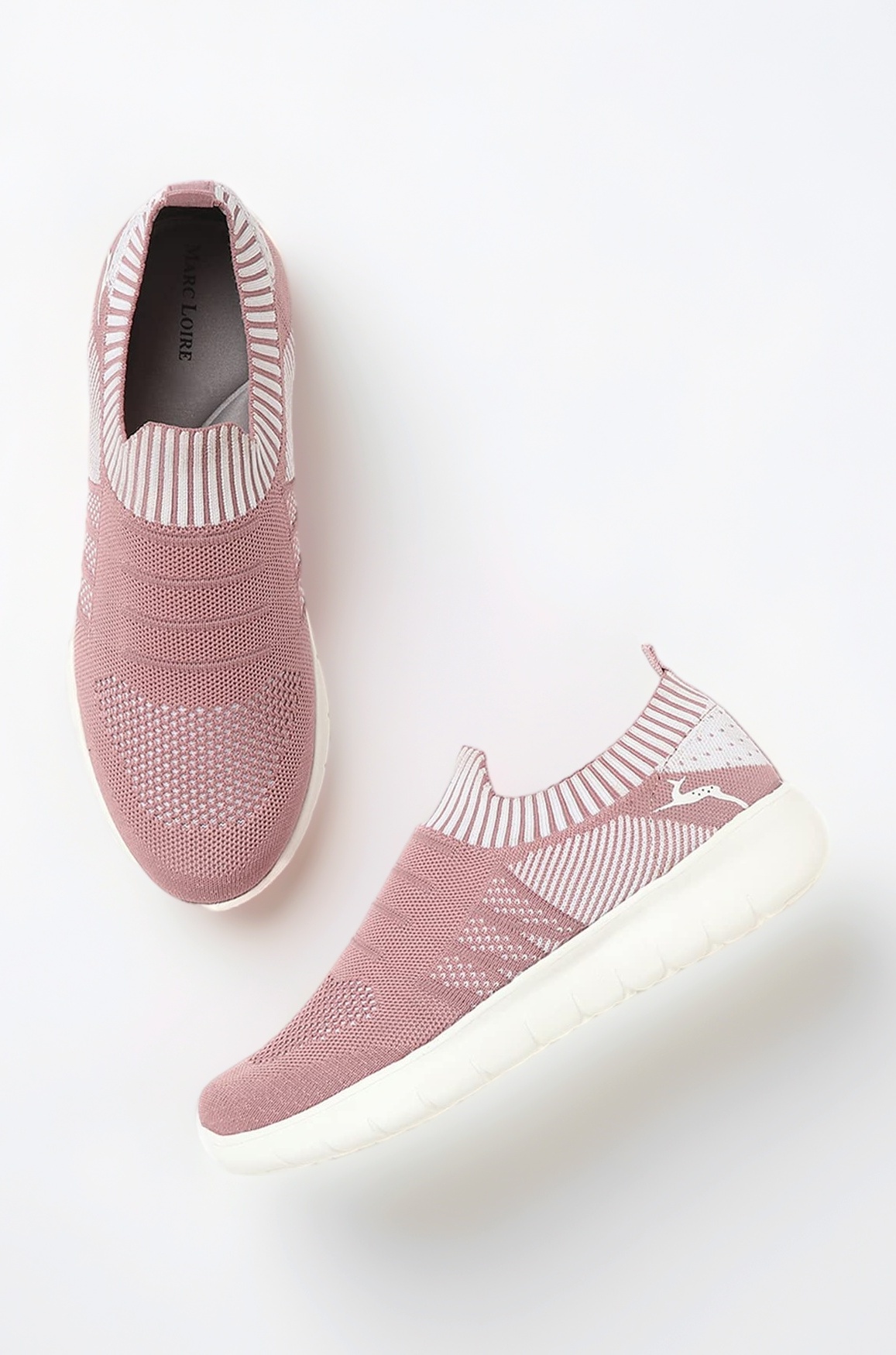 Women's Lightweight Athleisure Knitted Active Wear Slip-On Sneaker Shoes for Sports, Athletics and Walking