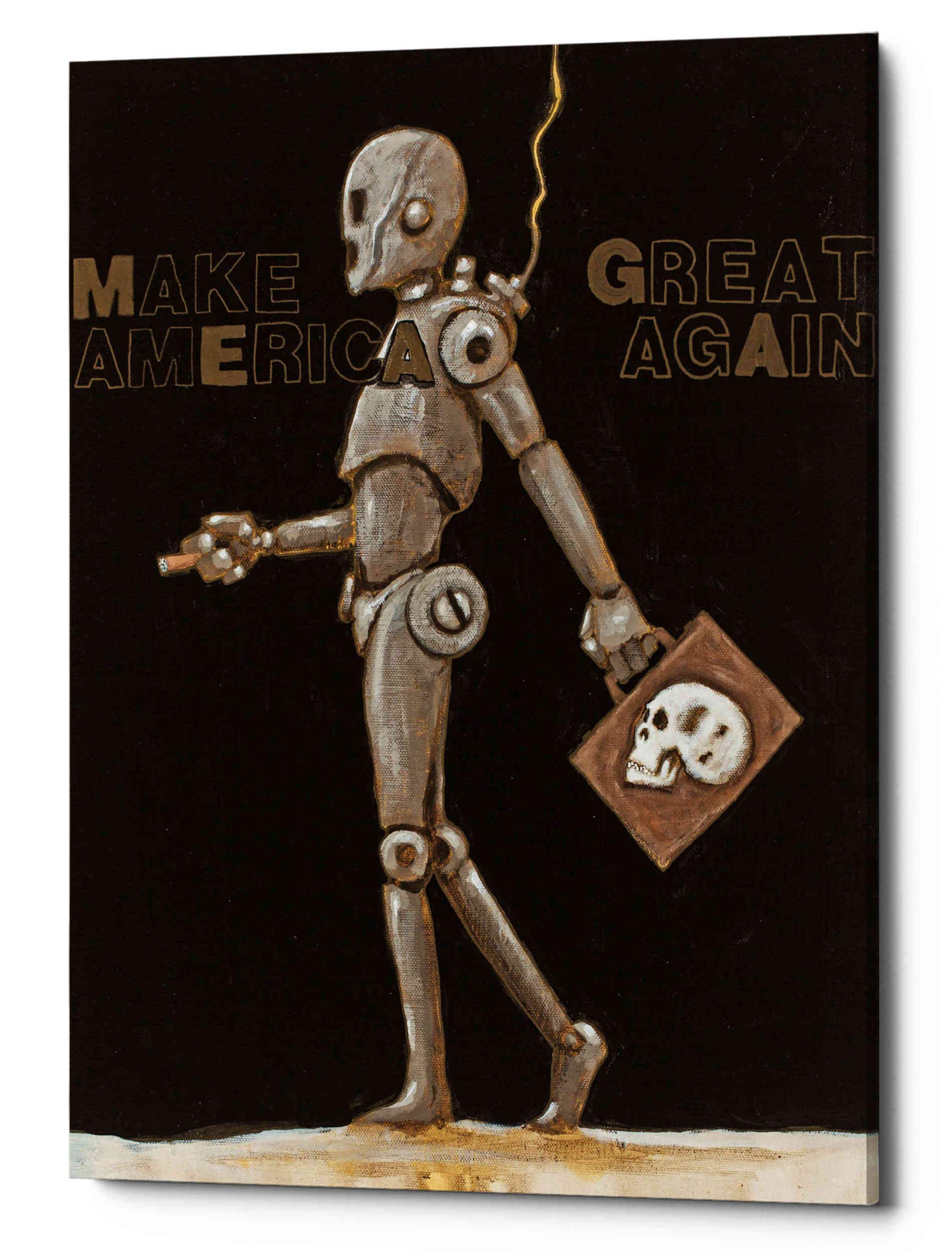 Epic Graffiti 'Make America Great Again' by Craig Snodgrass, Canvas Wall Art, 12"x18"