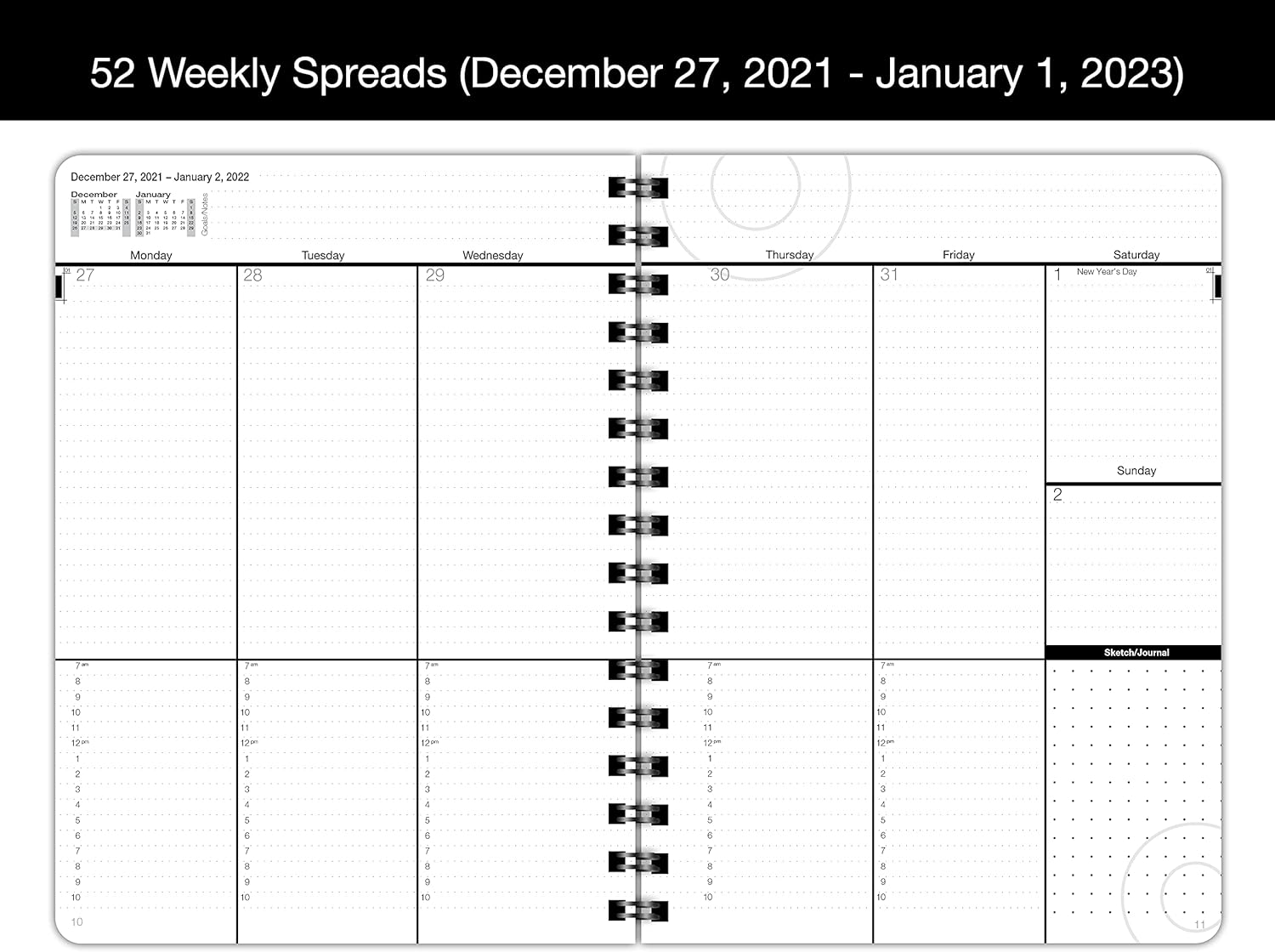 Dated Minimalist DayPlanner - 12 Monthly Calendar Overview, to-do Lists, Weekly and Daily Planning (6.625 by 9 inches), 2022 Coffee Minimalist) : Everything Else