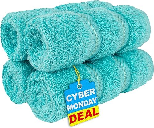 Miniatura 627 de American Soft Linen - Juego de 4 toallas de baño, 100% de algodón turco de 27 x 54 pulgadas, toallas de baño extragrandes, toallas para ducha
