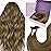 Fshine Keratin U Tip Hair Extensions Real Human Hair, 4/24/4 Remy and Invisible Hot Fusion 14 Inch 50 g, Adds Bright Volume and Length, Perfect for Party Birthday Prom Hairstyles Blends