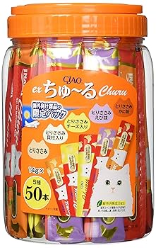 CIAO ちゅ〜る おやつ とりささみバラエティー50本入り×8 計400食 81WGpLJbG8L._AC_SY200_QL15_.jpg