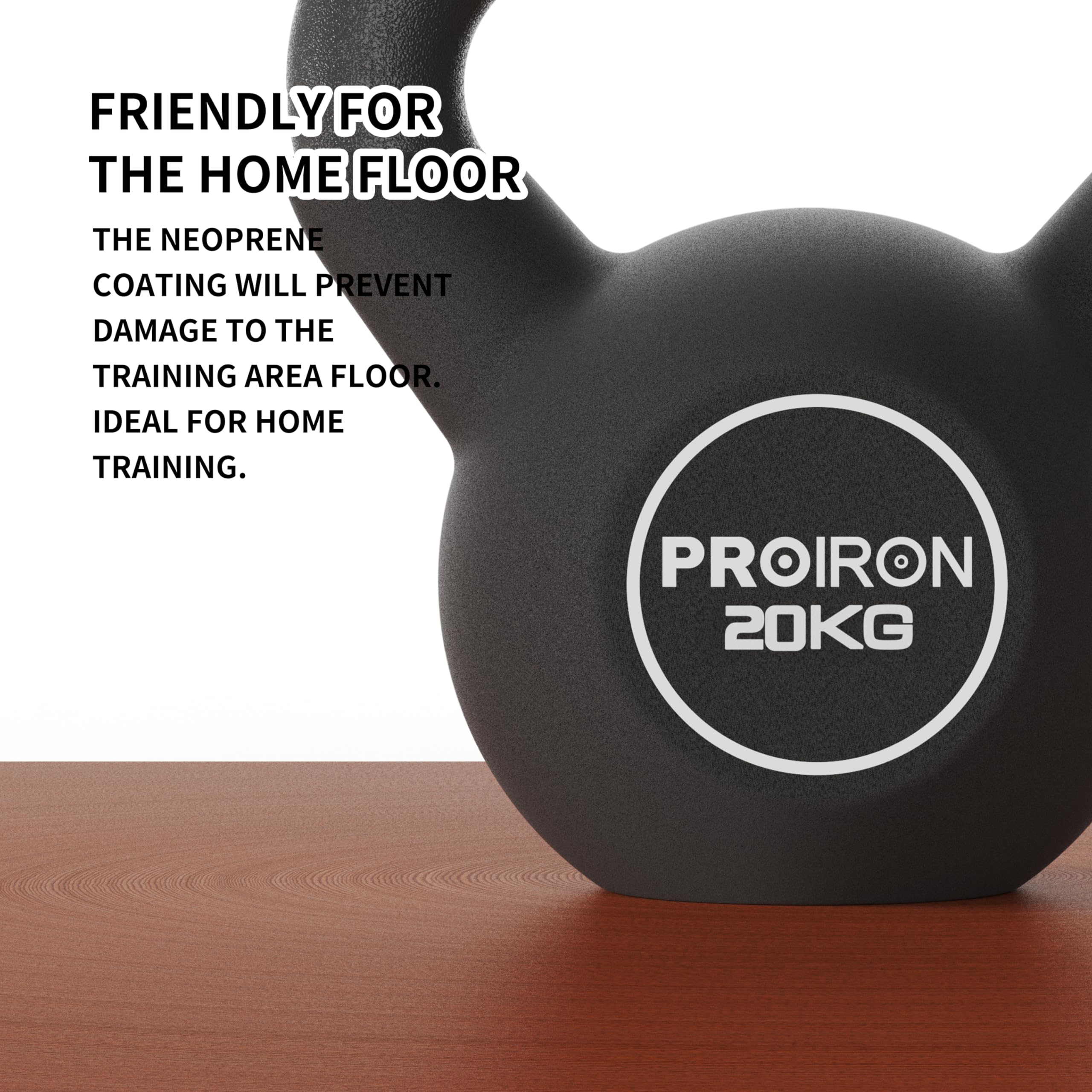 PROIRON Kettlebell Poids Musculation Alteres Musculation Femme Homme, 20kg
