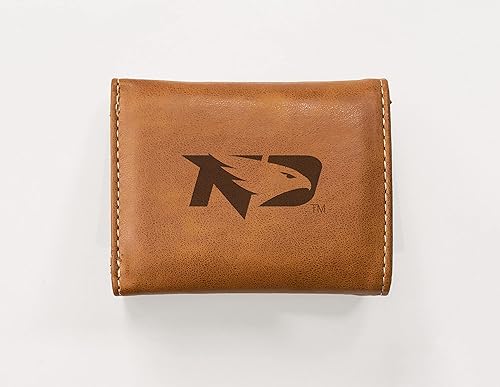 Vista 181 de Rico Industries NCAA - Cartera triple grabada con láser y tres pliegues grabada con láser, accesorio para hombre Negro