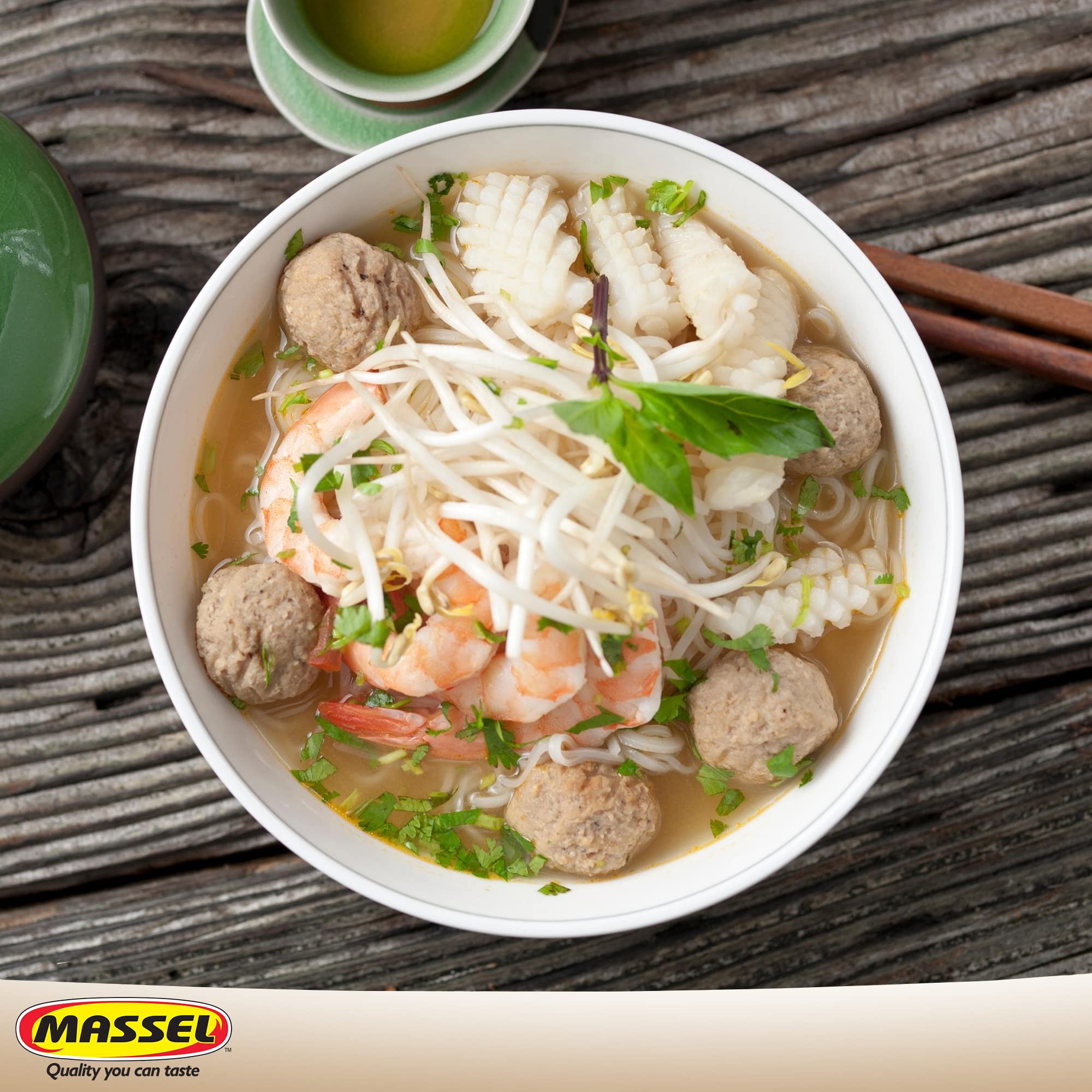 Massel Cubos asiáticos caldo instantáneo sin gluten sabor pho paquete 6 x 105 g
