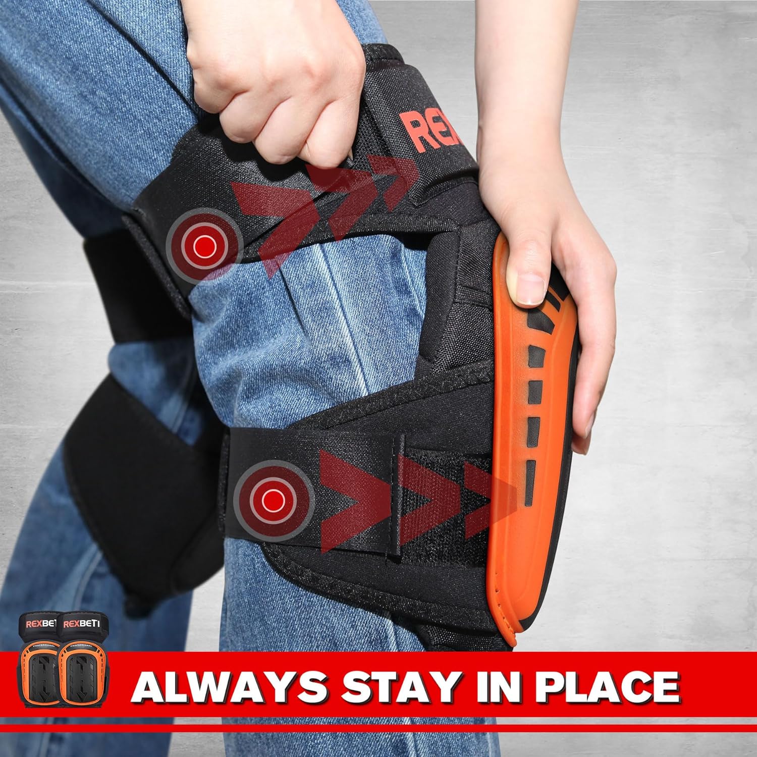 Flooring Installation Kit with Construction Protective Knee Pads