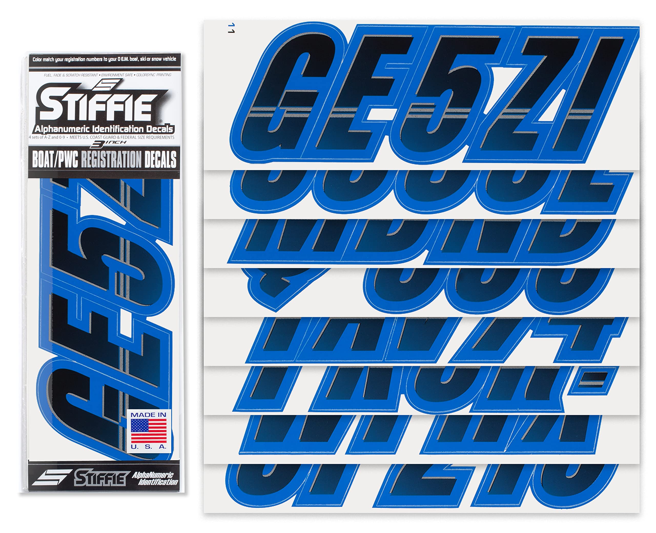 Snapklik.com : STIFFIE Techtron Black/Octane Blue 3