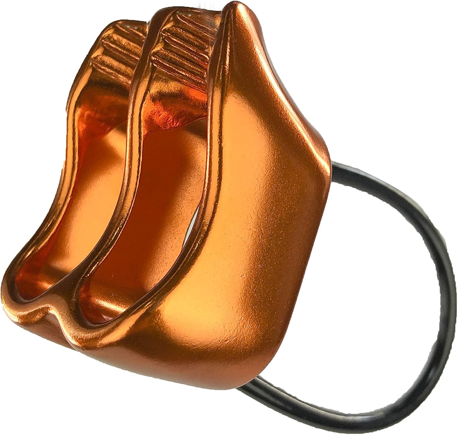 Fusion Climb Neo Sat Aluminum Tube Belay Device, Professional 25KN Rappel ATC Belay Device Aluminum V-grooved Rock Climbing Belay Device Rappelling Descender Safety Equipment 5-Pack