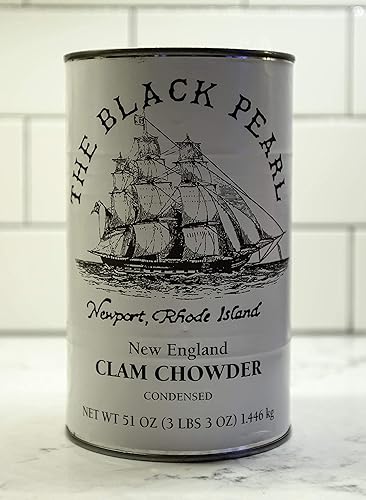 Miniatura 3 de The Black Pearl Sopa de almejas Nueva Inglaterra famosa sopa condensada, 51 oz (3)