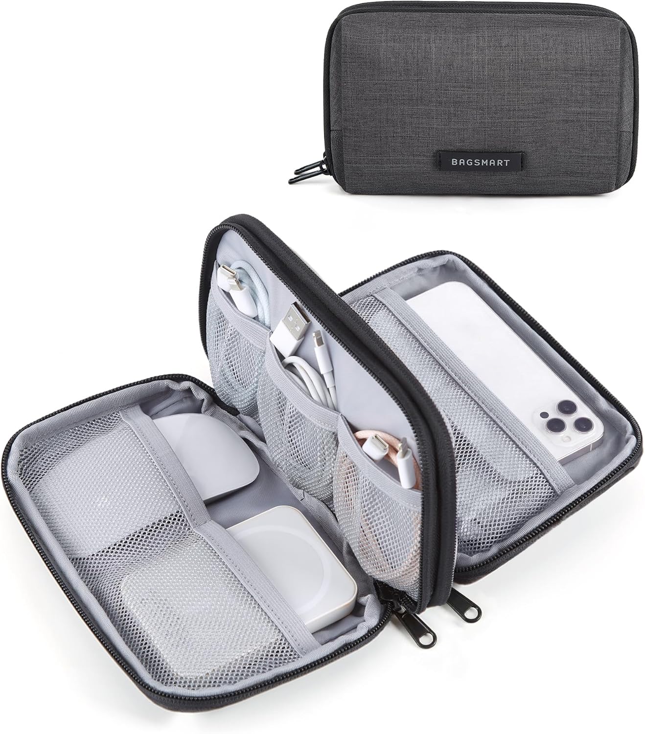 Stay Organized on the Go: BAGSMART Electronics Organizer Review