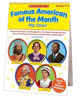 Famous American of the Month Flip Chart: Read-Aloud Poems and ...