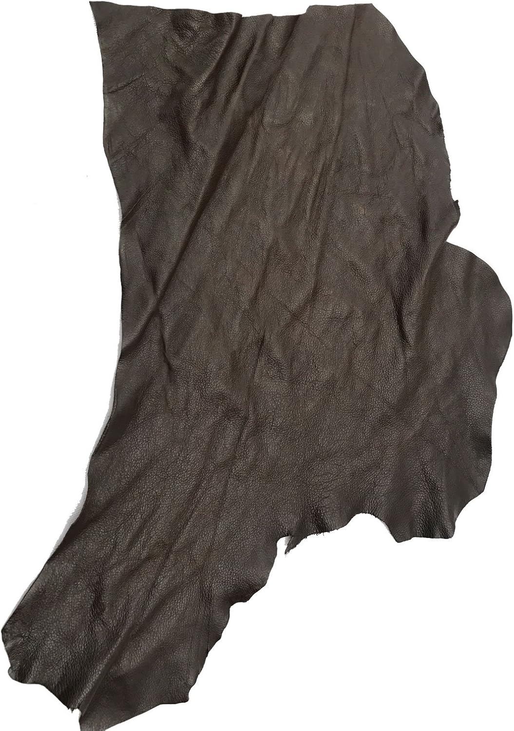 Premium Genuine Leather Scraps - Large Leather Pieces for Crafting - 2 LBS (Black)