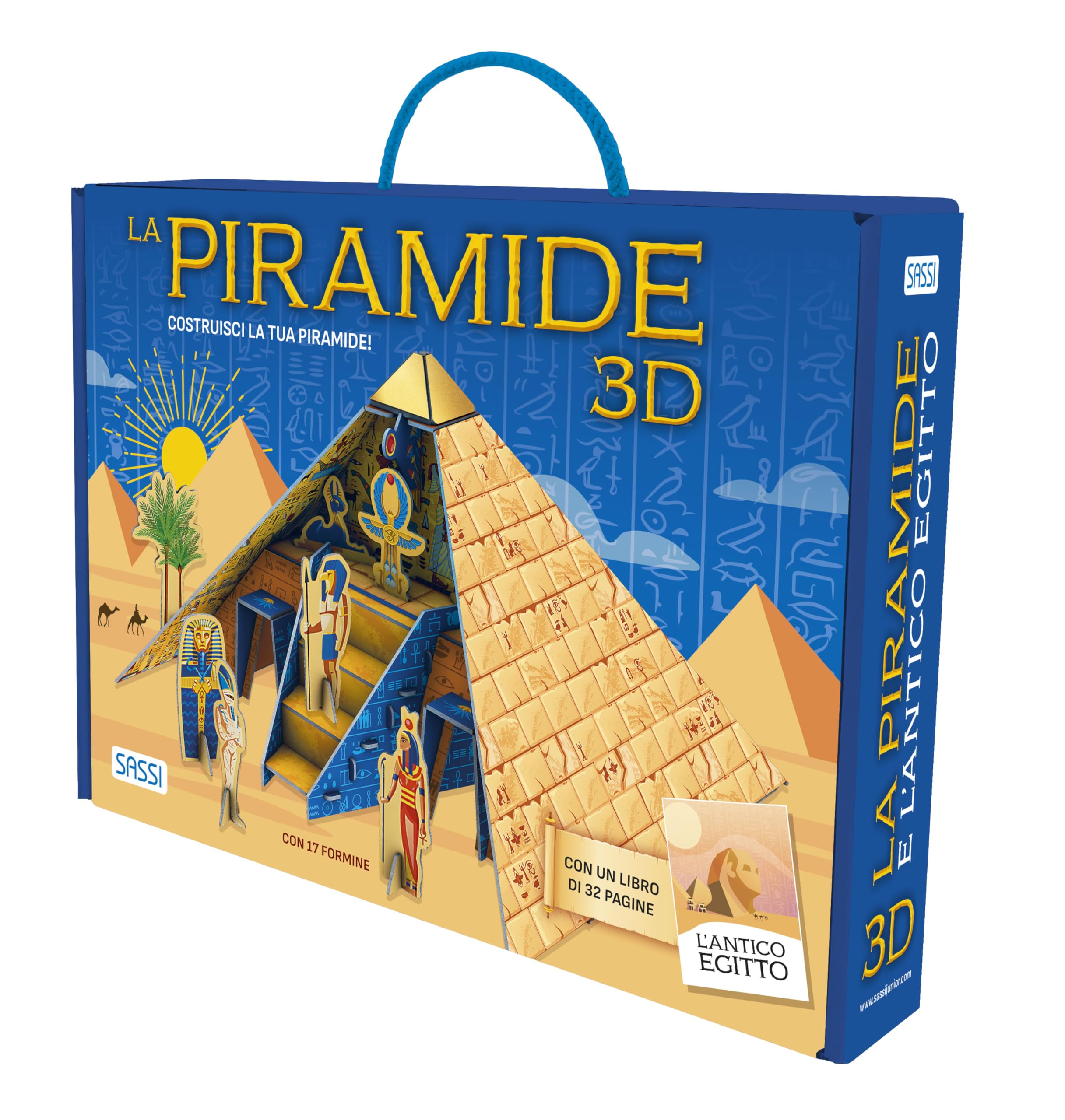 L'antico Egitto. La piramide 3D. Con 17 formine