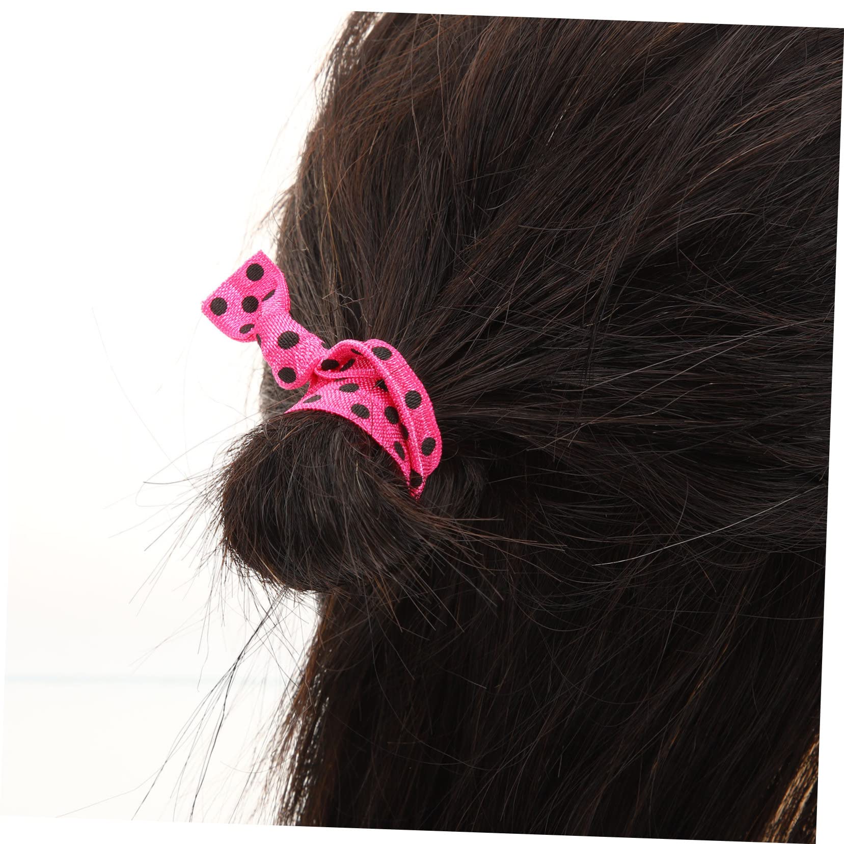 Ipetboom 20Pcs No Crease Ribbon Hair Ties for Women Elastic Knotted Hair Bands Bulk Stretchy Ropes for Ponytail Holders and Styling Accessories - Image 4