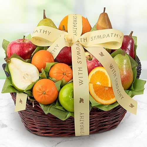 Miniatura 4 de California Bounty Fruit - Cesta de regalo With Sympathy