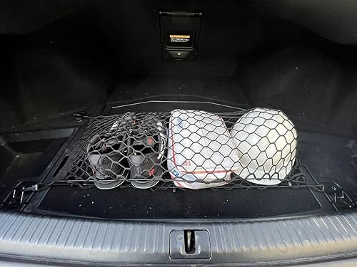 Miniatura 3 de Red de carga organizadora de maletero para Lexus IS250 300 350 2006-2023 – Red de carga estilo piso para sedán – Organizador de maletero de coche de
