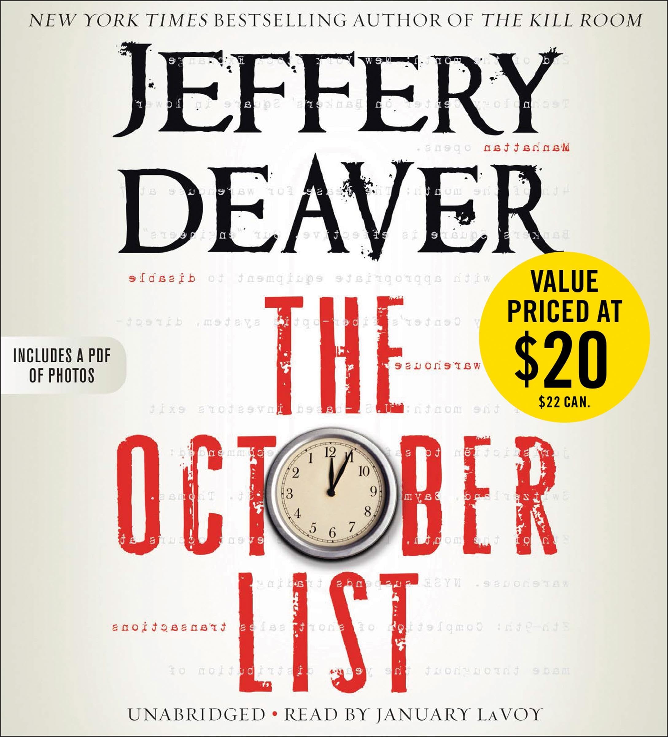 Cover art for The October List
