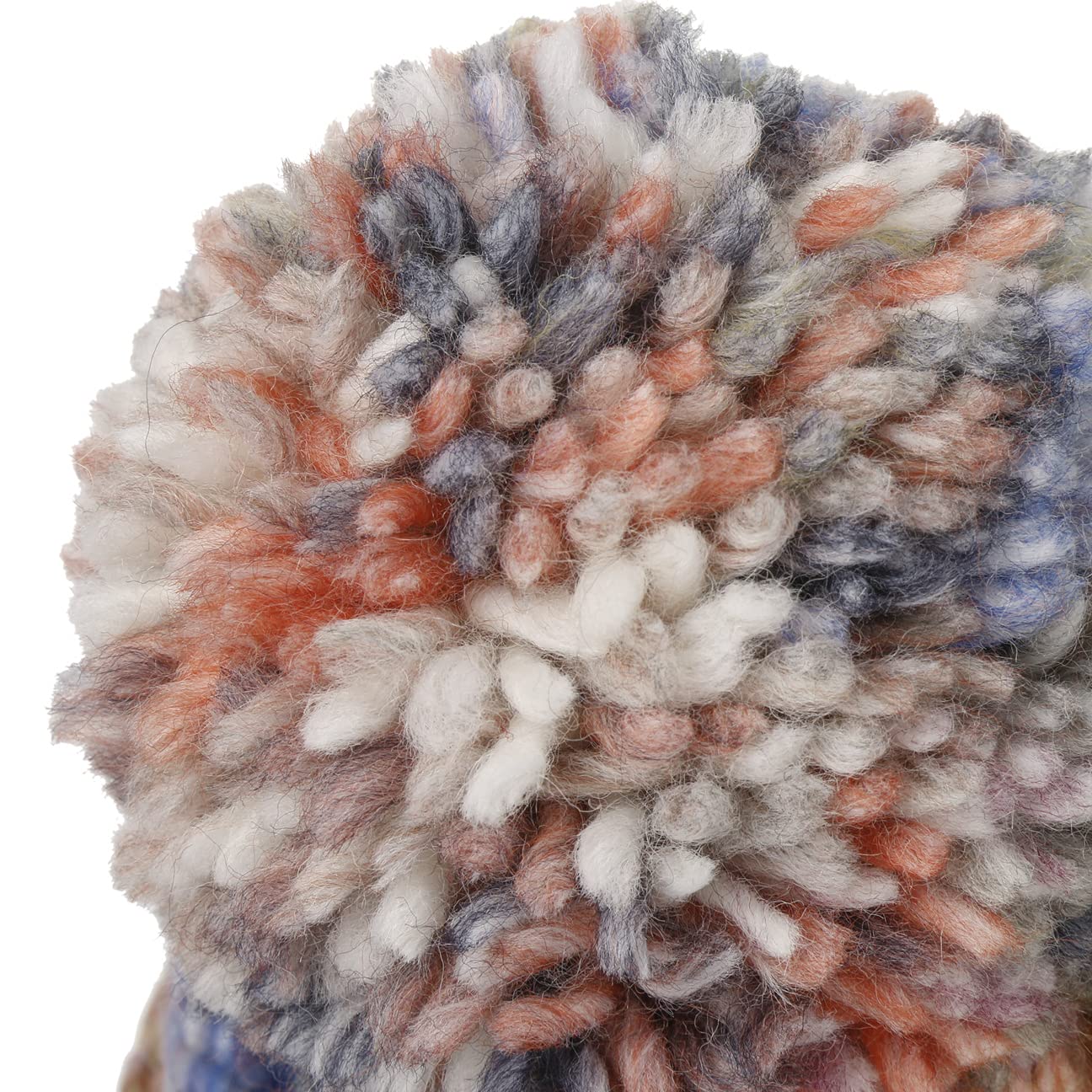 LIERYS Fauske Berretto con Pompon Berretto a Maglia Lana Vergine Made in Germany Unisex Autunno Inverno