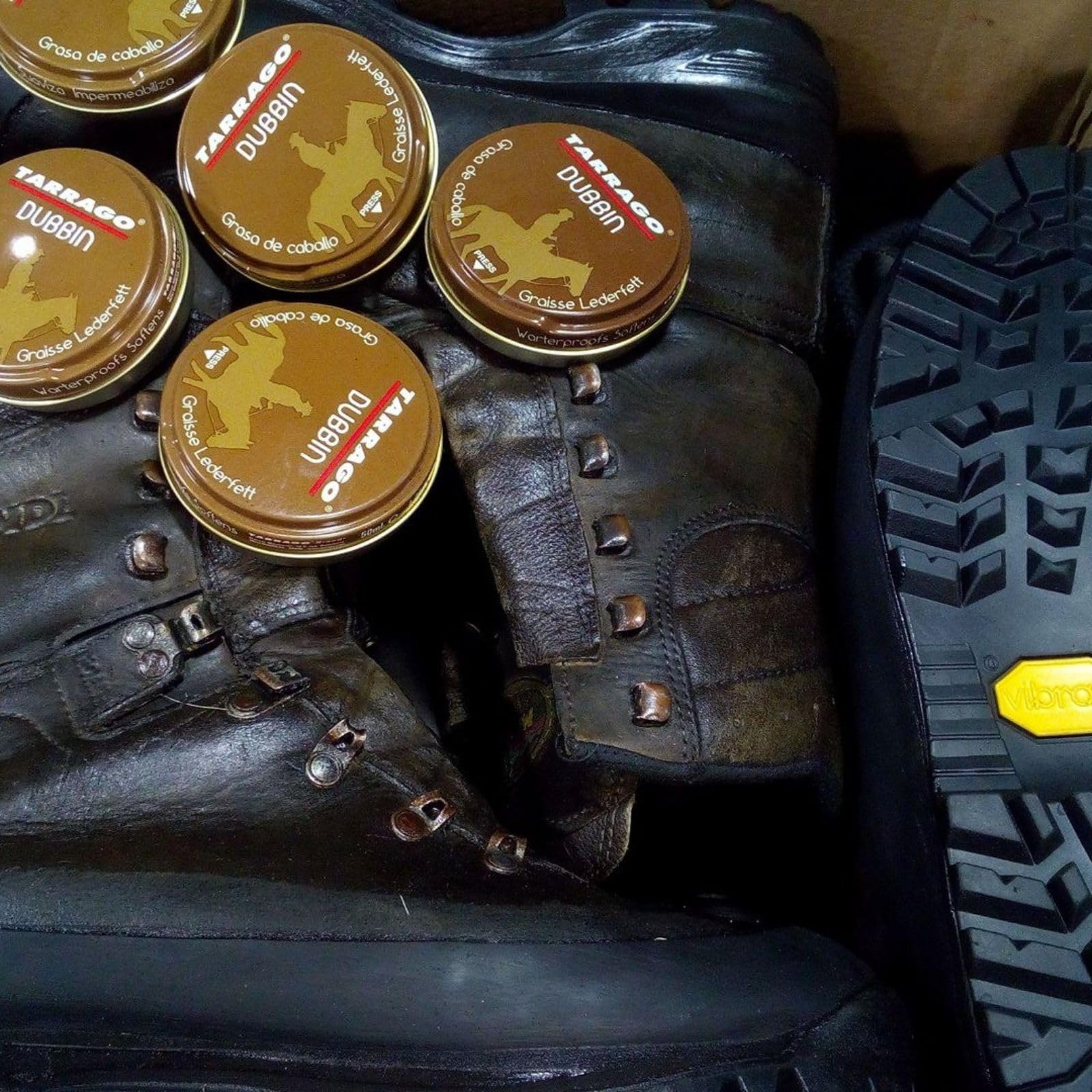 Tarrago | Dubbin 100 ml | Grasa de Caballo Nutritiva para Cuero Liso o Engrasado | Para Zapatos, Textil y Accesorios de Piel Como Bolsos o Marroquinería
